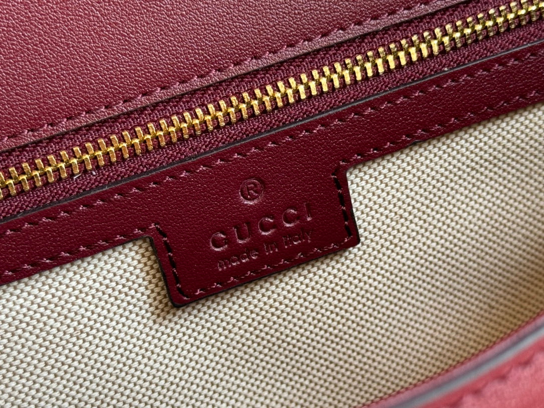 ブロンディ ラージトップハンドルバッグ 32インチ ロッソ アンコラ レッドカーフスキン