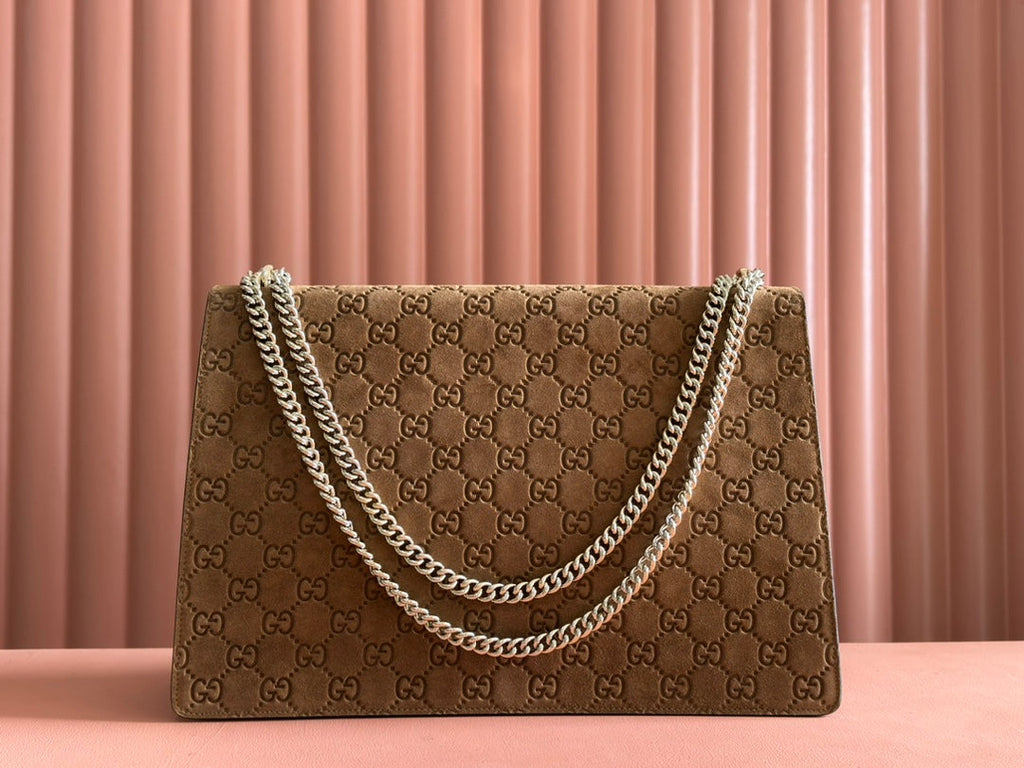 ディオニュソス ラグレ ショルダーバッグ 42 ブラウンスエード