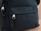 MEDIUM BACKPACK 42 IN BLACK GG CANVAS