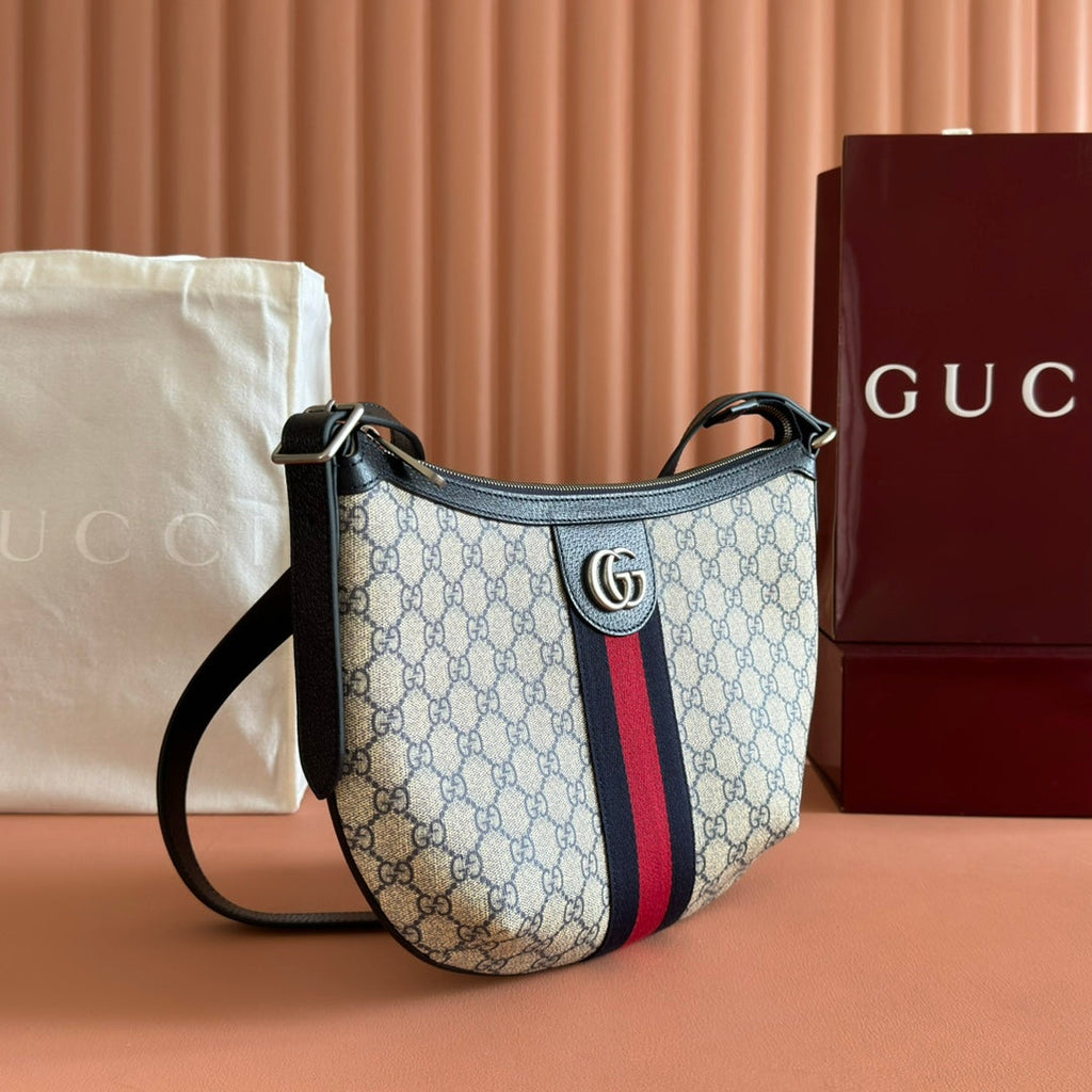 GG 25S エピローグ バッグ 30 ベージュ＆ブラック カーフスキン