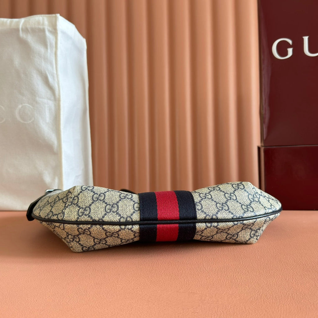 GG 25S エピローグ バッグ 30 ベージュ＆ブラック カーフスキン