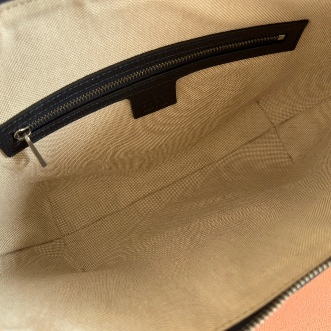 GG 25S エピローグ バッグ 30 ベージュ＆ブラック カーフスキン