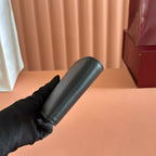 GUCCI 25S MARMONT WALLET BAG 11 IN BLACK CALFSKIN SILVER HARDWARE