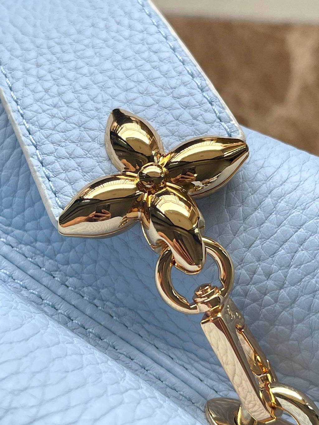 カプシーヌ BB 26 キャンディブルー トリヨンゴールドハードウェア