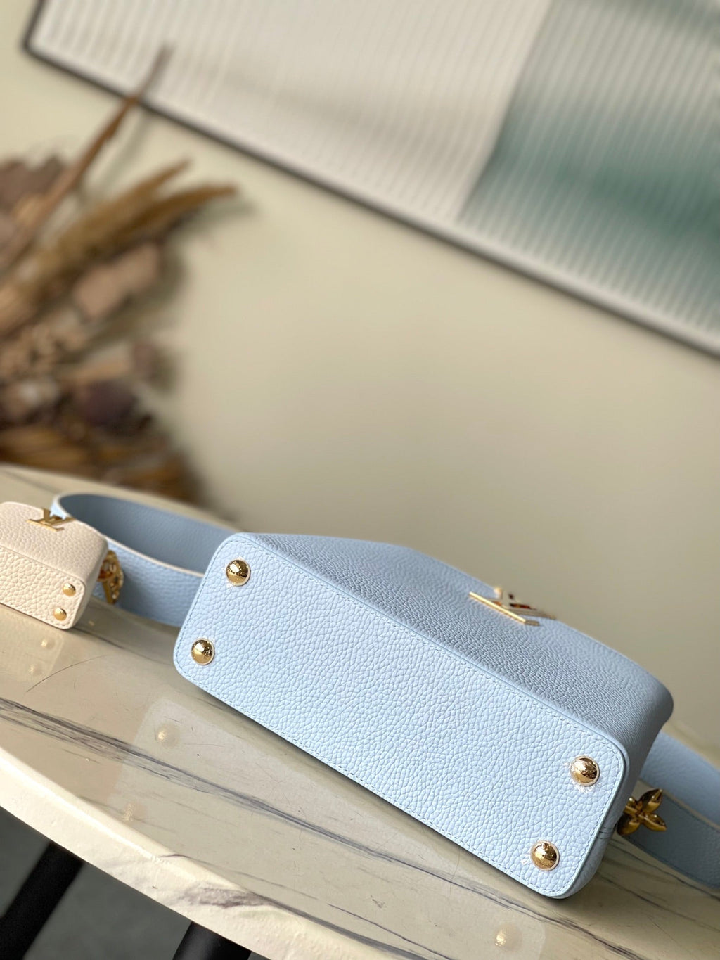 カプシーヌ BB 26 キャンディブルー トリヨンゴールドハードウェア