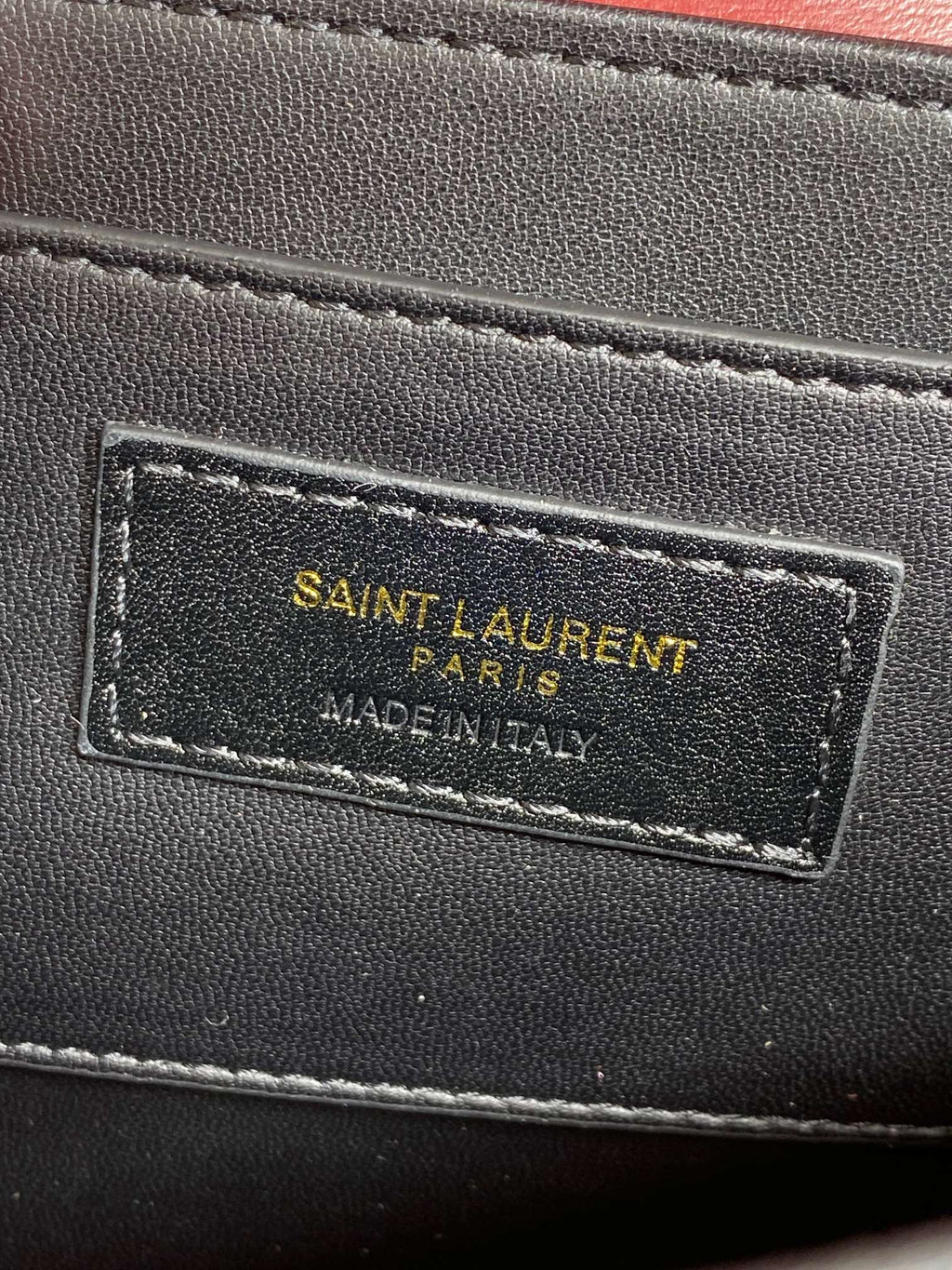 ソルフェリーノ スモールサッチェル 19インチ スカーレットレッド カーフスキン ゴールド金具