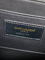 SOLFERINO SMALL SATCHEL 19 IN DARK GREY CALFSKIN GOLD HARDWARE