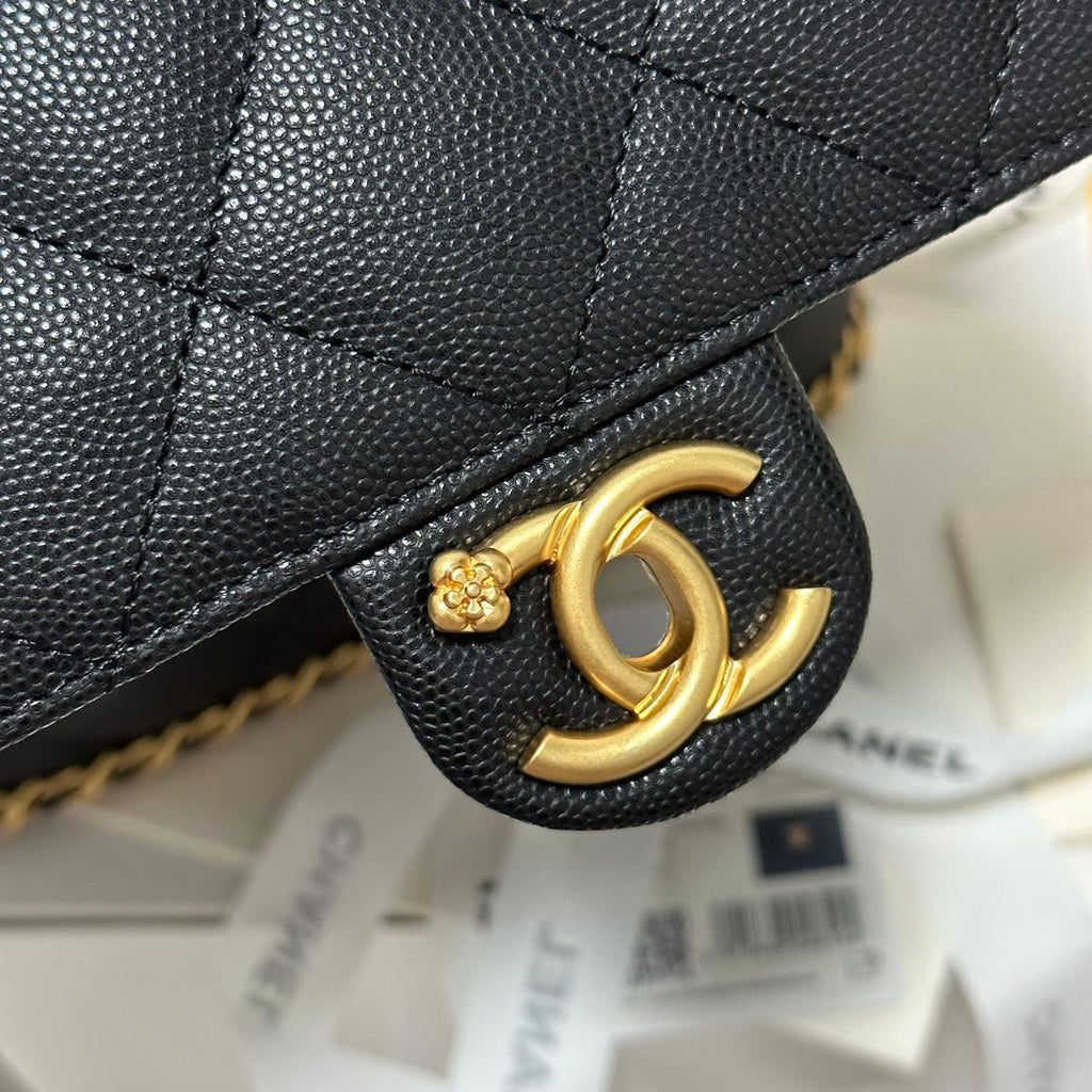 CC バックパック 22 インチ ブラック グレインカーフスキン