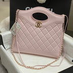 CC SMALL 30 SHOPPING BAG IN LIGHT PINK CALFSKIN