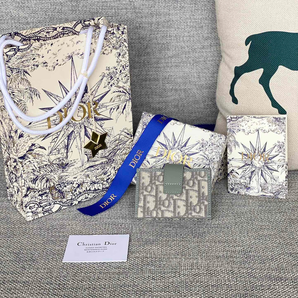 モンテーニュ ウォレット 11 オスログレー モノグラム オブリーク ジャカード