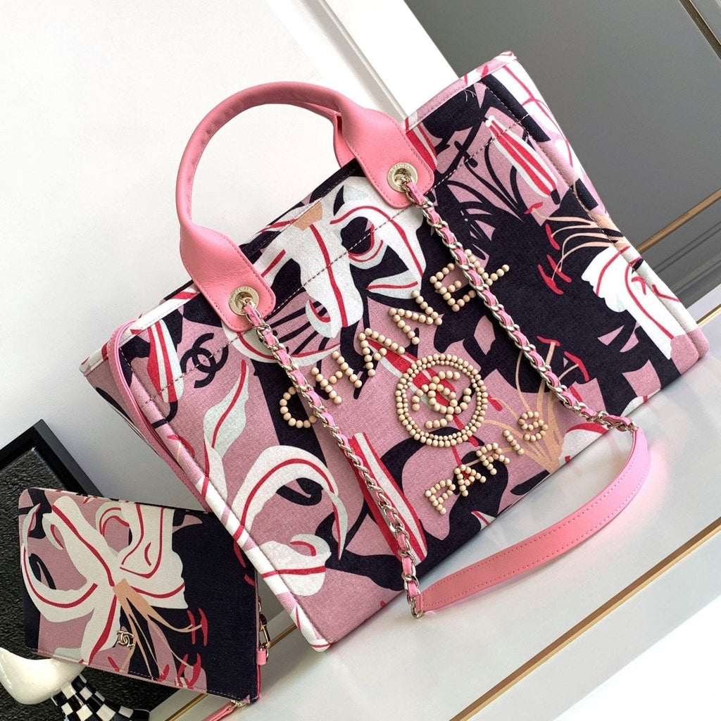 CCクラシック ラージ 38 トートバッグ（ライトピンクミックス カラフルキャンバス）