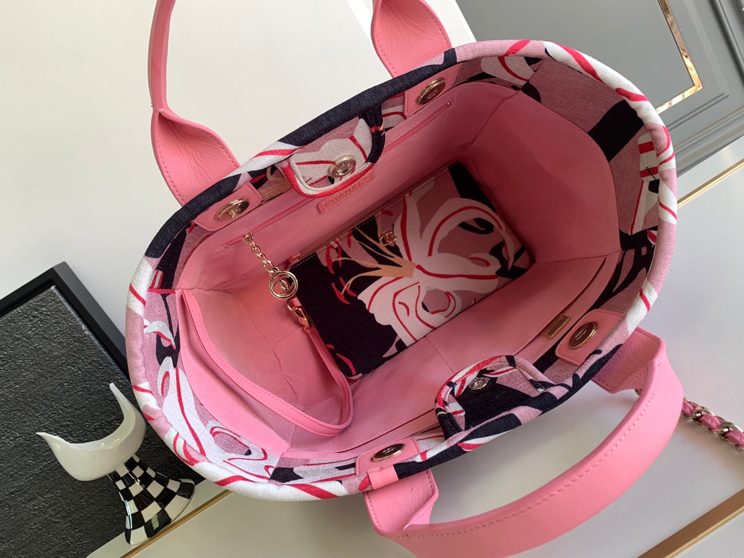 CCクラシック ラージ 38 トートバッグ（ライトピンクミックス カラフルキャンバス）