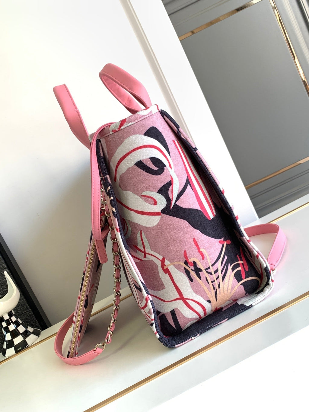 CCクラシック ラージ 38 トートバッグ（ライトピンクミックス カラフルキャンバス）