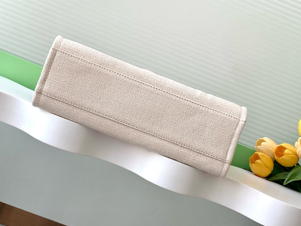 ショッピングバッグ 34 ホワイト、レッド、ネイビーブルーのキャンバス