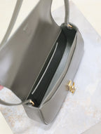 ミニ ヴォルテール イン ボックス 17 コンブグリーン カーフスキン ゴールドロゴ