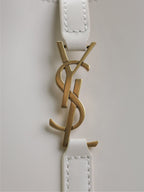 LE 5 À 7 フォンバッグ 18インチ ホワイトカーフスキン