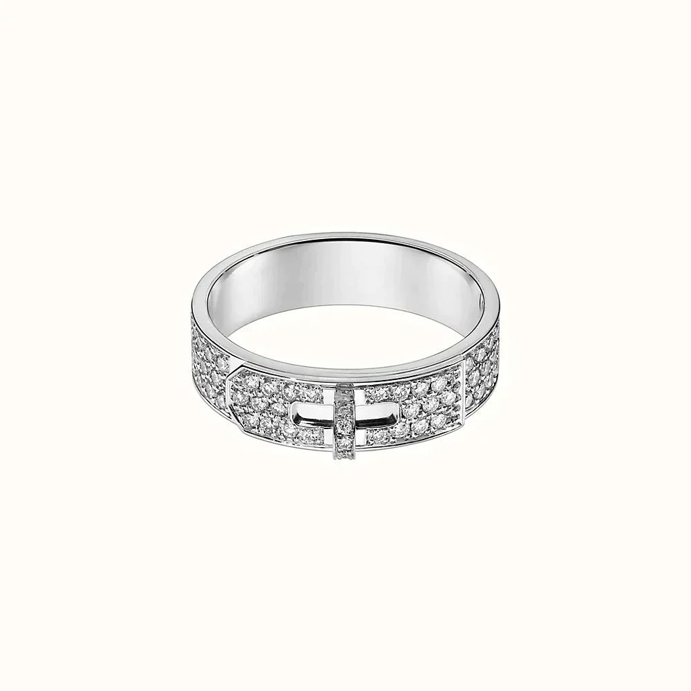 [⭐JeweliWhal]KELLY SILVER DIAMOND RING