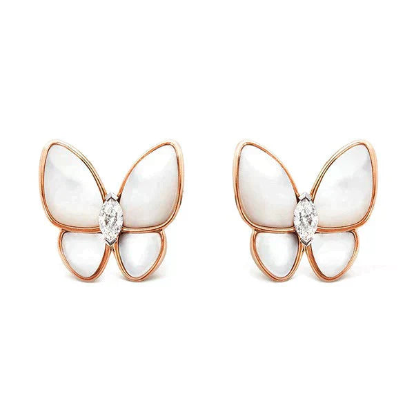[⭐JeweliWhal]BUTTERFLY MOP DIAMOND EARRINGS