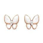 [⭐JeweliWhal]BUTTERFLY MOP DIAMOND EARRINGS