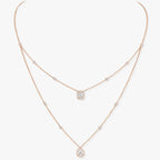 [⭐JeweliWhal]MY TWIN 2 ROW DIAMOND NECKLACE