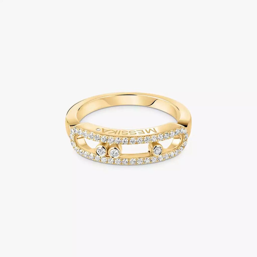 [⭐JeweliWhal] Baby Move Gold Diamond Pave_ Ring