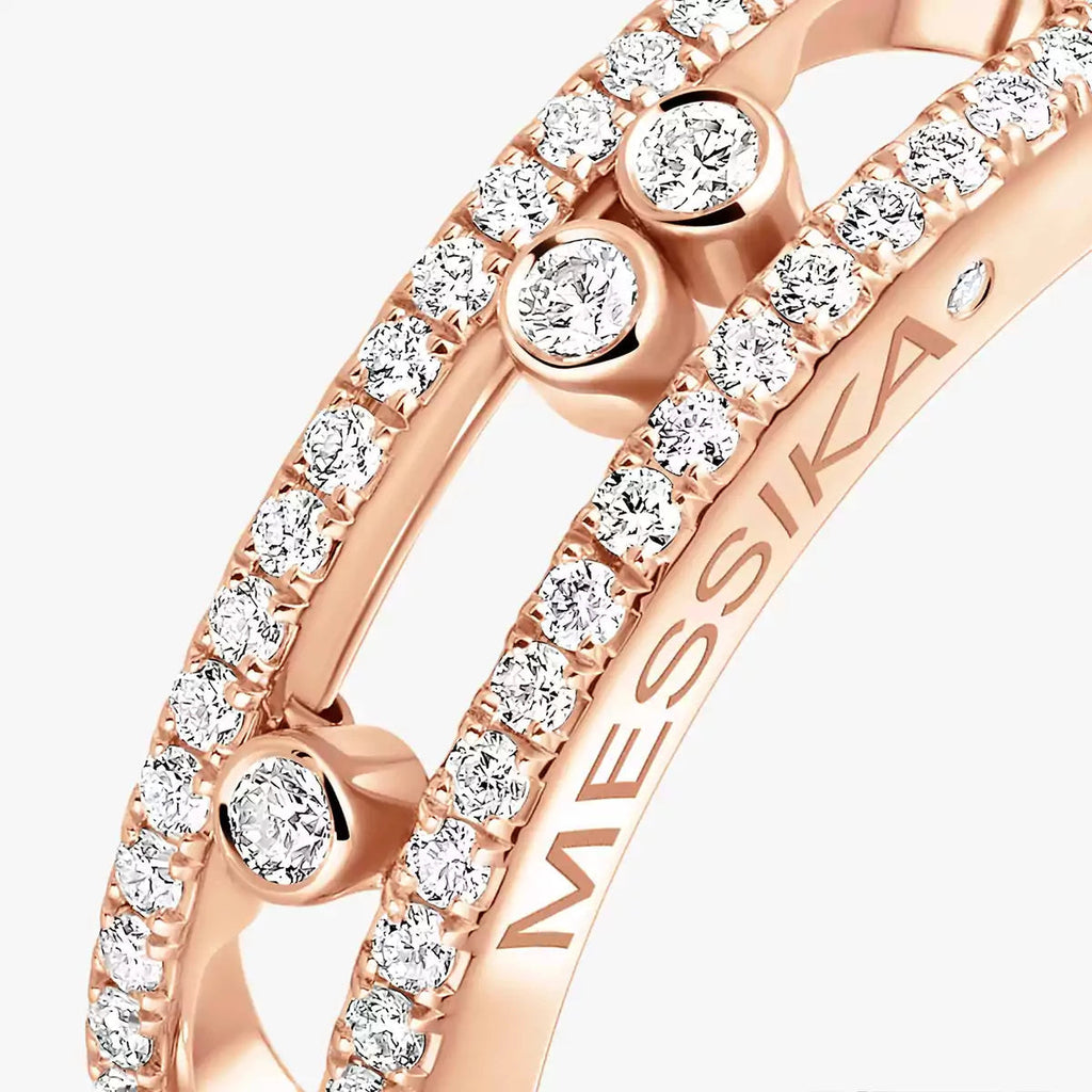 [⭐JeweliWhal] Baby Move Gold Diamond Pave_ Ring
