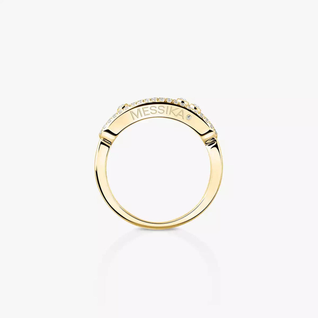 [⭐JeweliWhal] Baby Move Gold Diamond Pave_ Ring