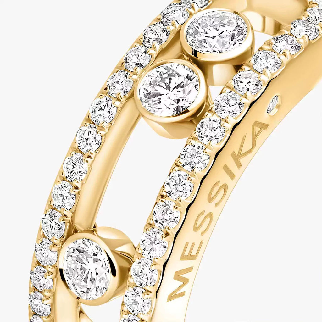[⭐JeweliWhal] Move Gold Diamond Pave_ Ring