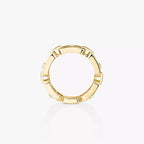 [⭐JeweliWhal]Move Link Pave_-Set Diamond Ring in Gold