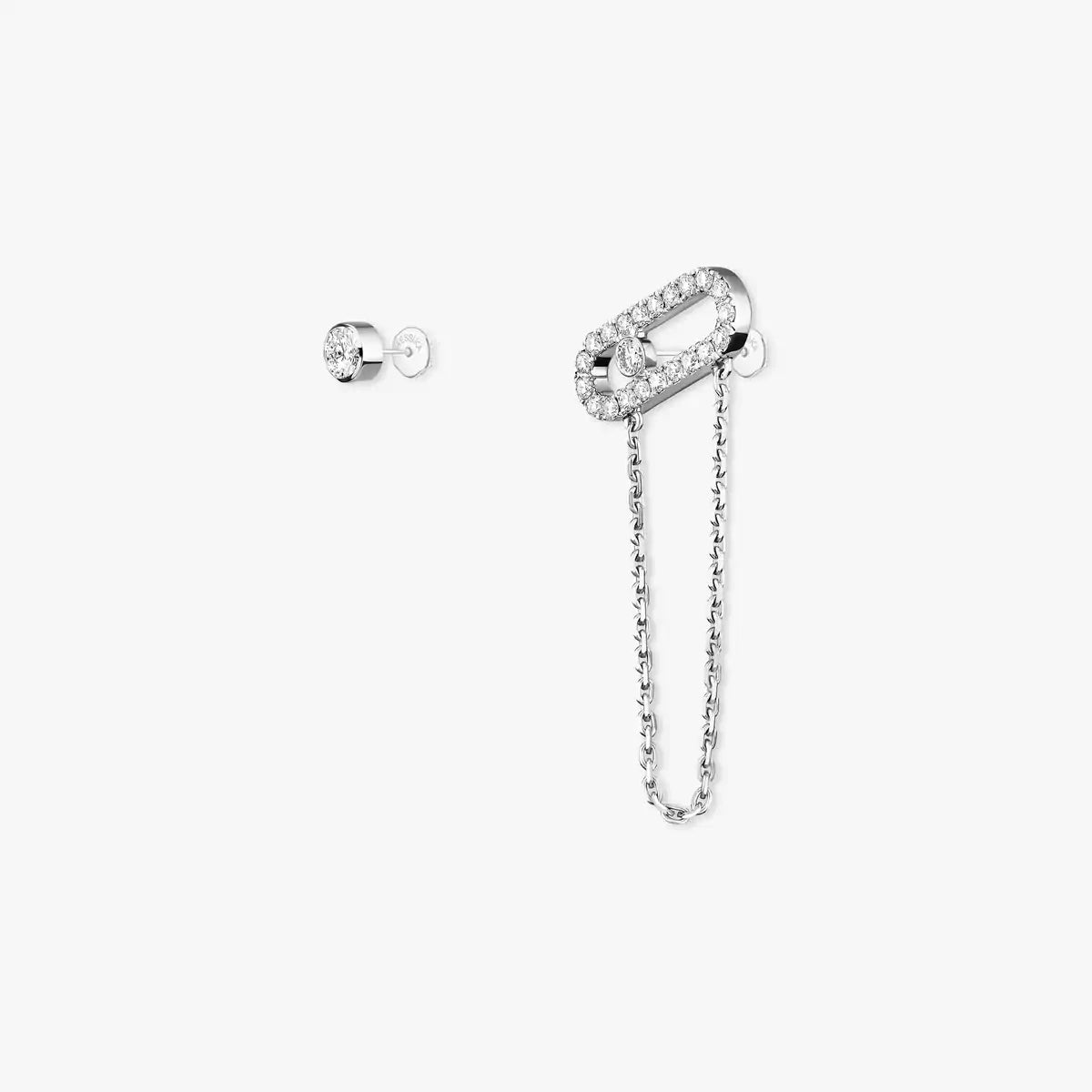 [⭐JeweliWhal]Move Uno Diamond Earrings