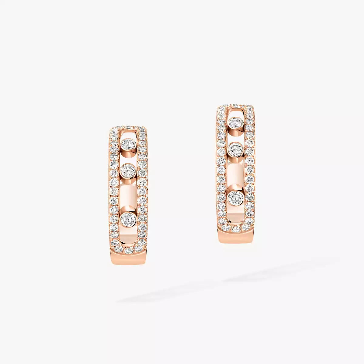 [⭐JeweliWhal]Diamond Pave_ Hoop Earrings Move