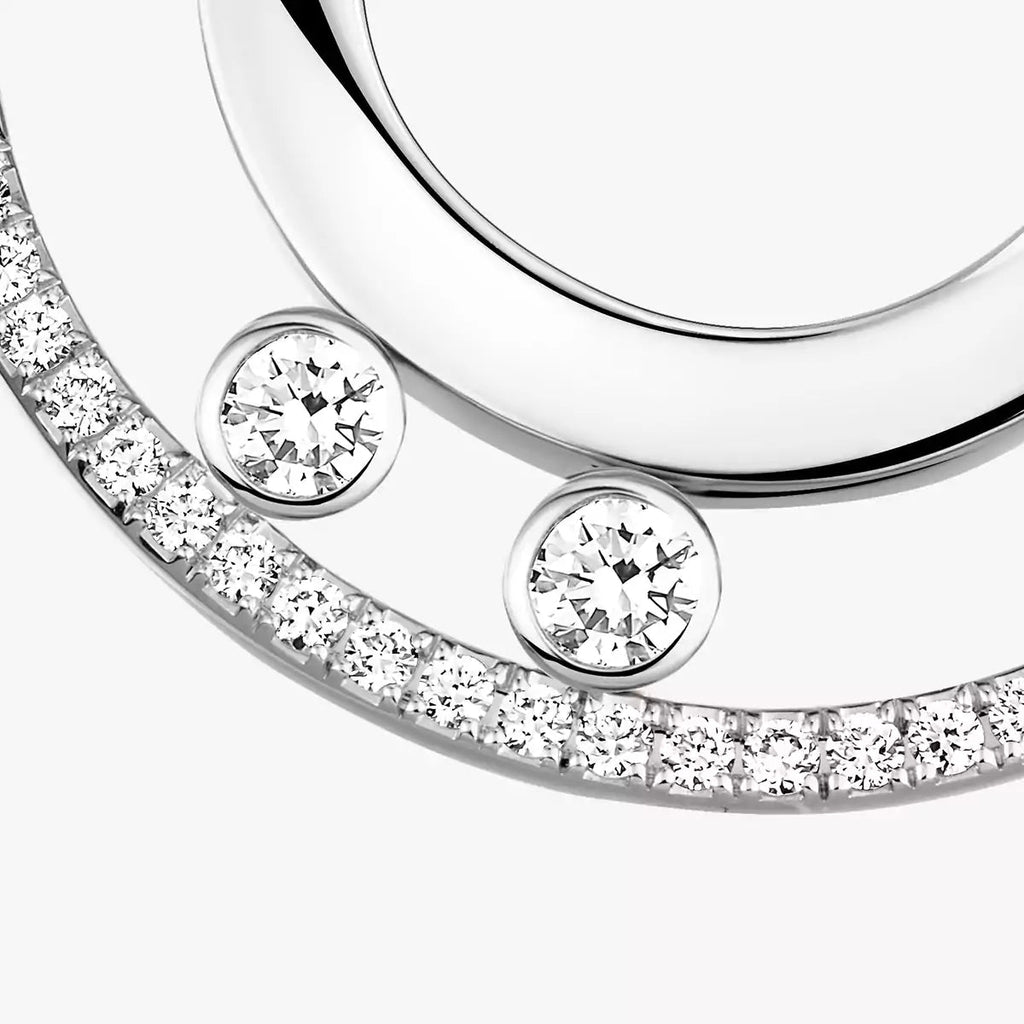 [⭐JeweliWhal]Move Romane Small Diamond Hoop Earrings