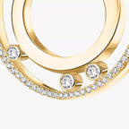 [⭐JeweliWhal]Move Romane Small Diamond Hoop Earrings