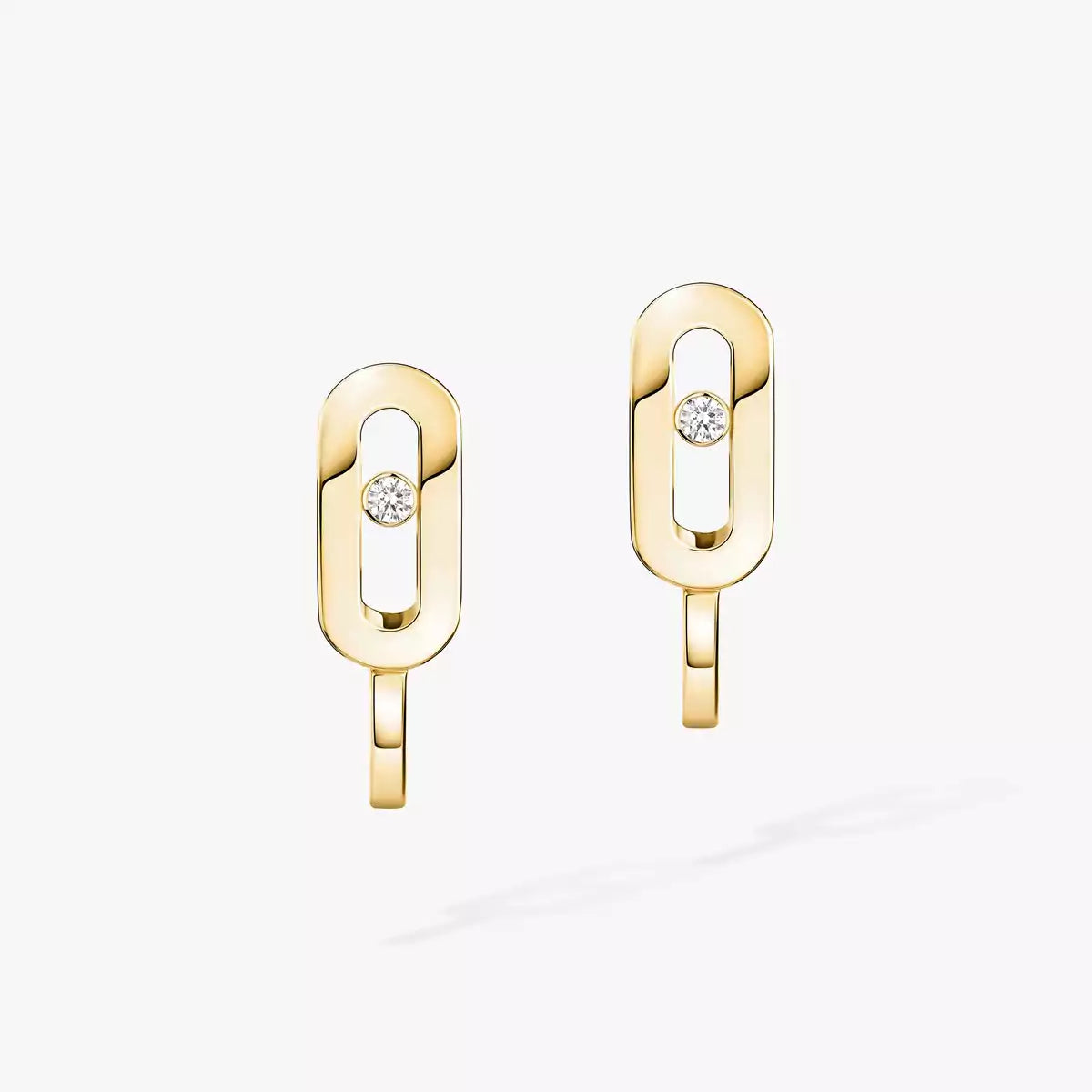 [⭐JeweliWhal]Diamond Mini Hoop Earrings Move Classique