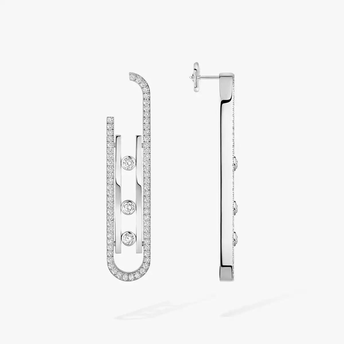 [⭐JeweliWhal]Diamond Pendant Earrings Move 10Th