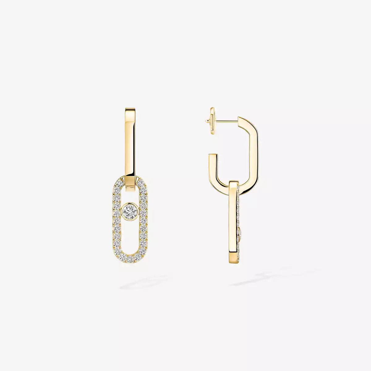 [⭐JeweliWhal]Move Link Diamond Earrings