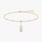 [⭐JeweliWhal] Move Uno pavé ankle bracelet