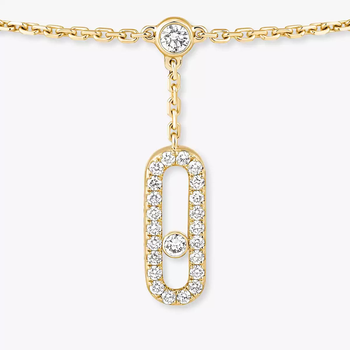 [⭐JeweliWhal] Move Uno pavé ankle bracelet