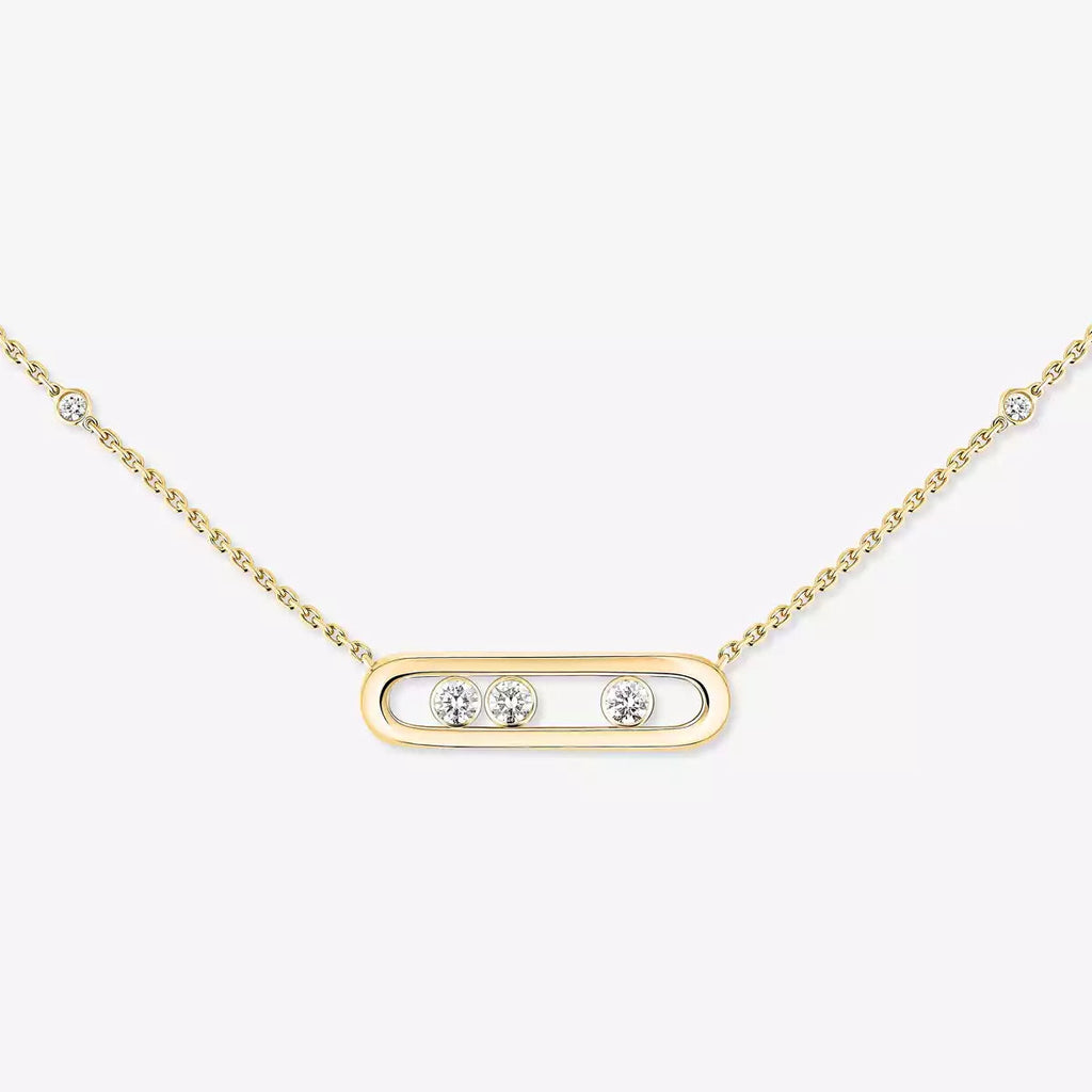 [⭐JeweliWhal] Baby Move Gold Diamond Necklace