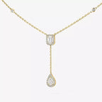 [⭐JeweliWhal]Gold Diamond Tie Necklace