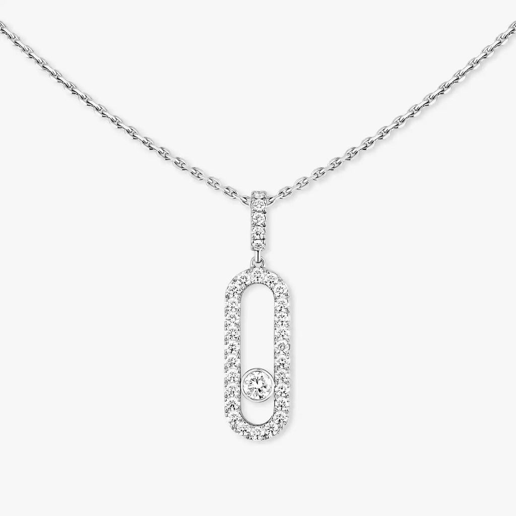 [⭐JeweliWhal]Move Uno Diamond Necklace in Rose Gold
