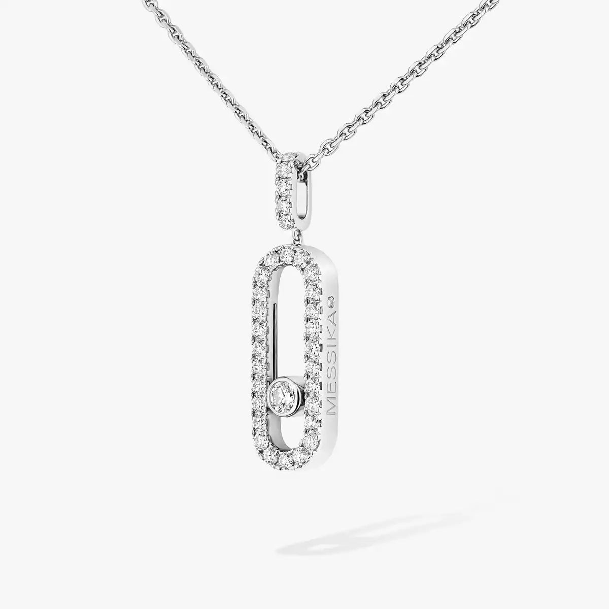[⭐JeweliWhal]Move Uno Diamond Necklace in Rose Gold