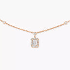[⭐JeweliWhal]My Twin Diamond Necklace in Silver