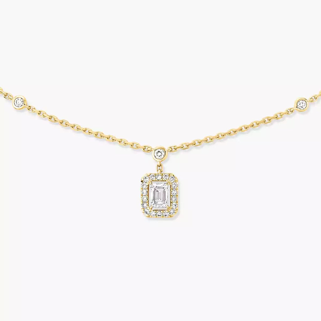 [⭐JeweliWhal]My Twin Diamond Necklace in Silver