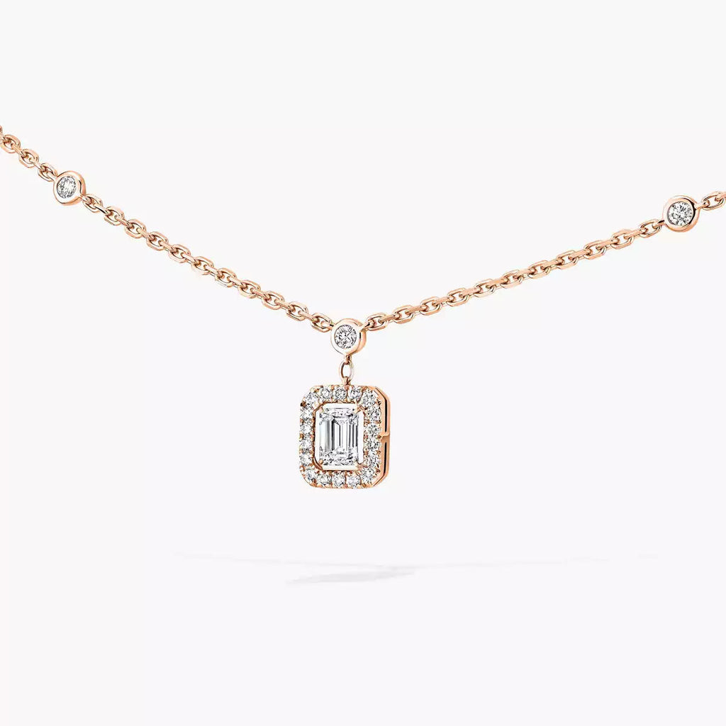 [⭐JeweliWhal]My Twin Diamond Necklace in Silver