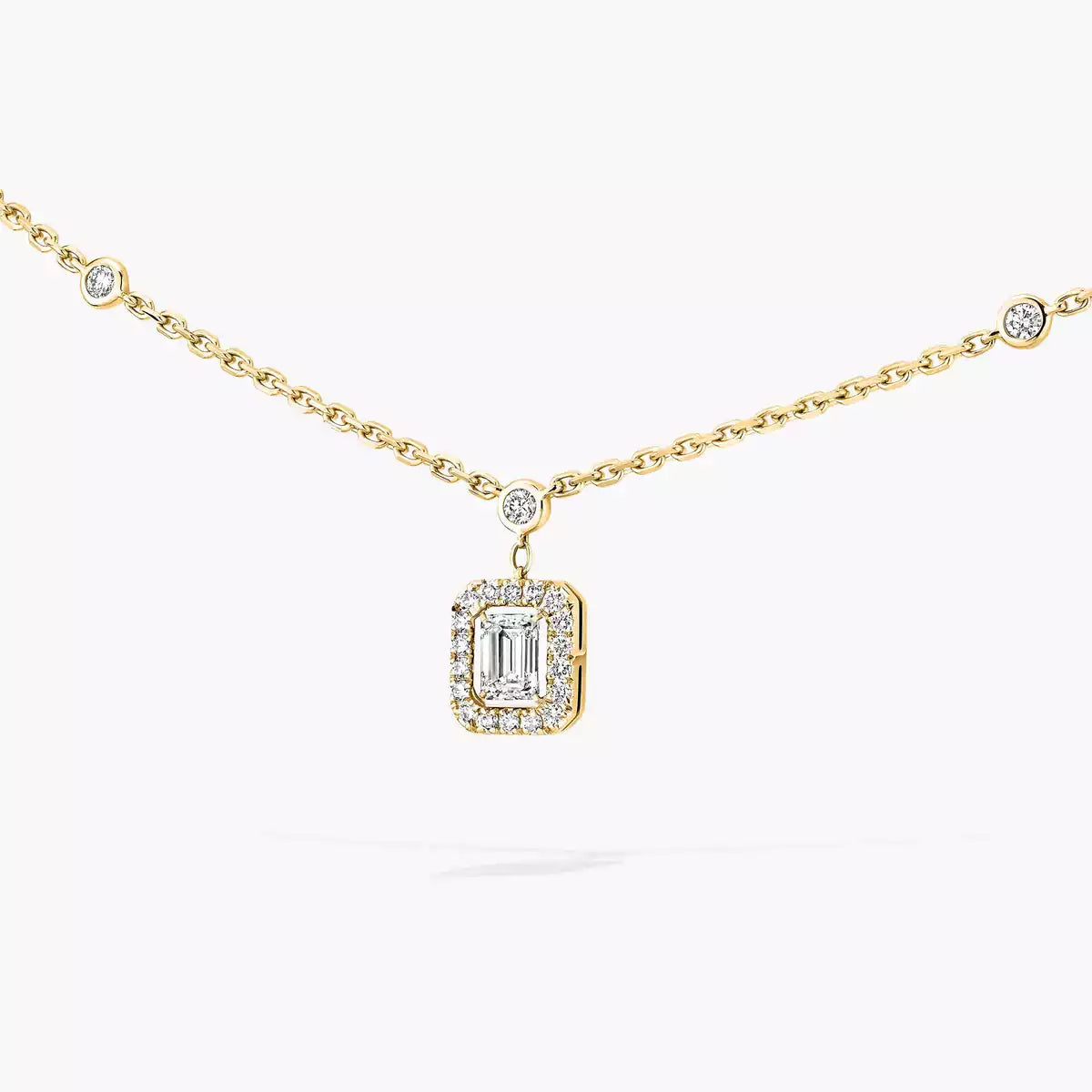 [⭐JeweliWhal]My Twin Diamond Necklace in Silver