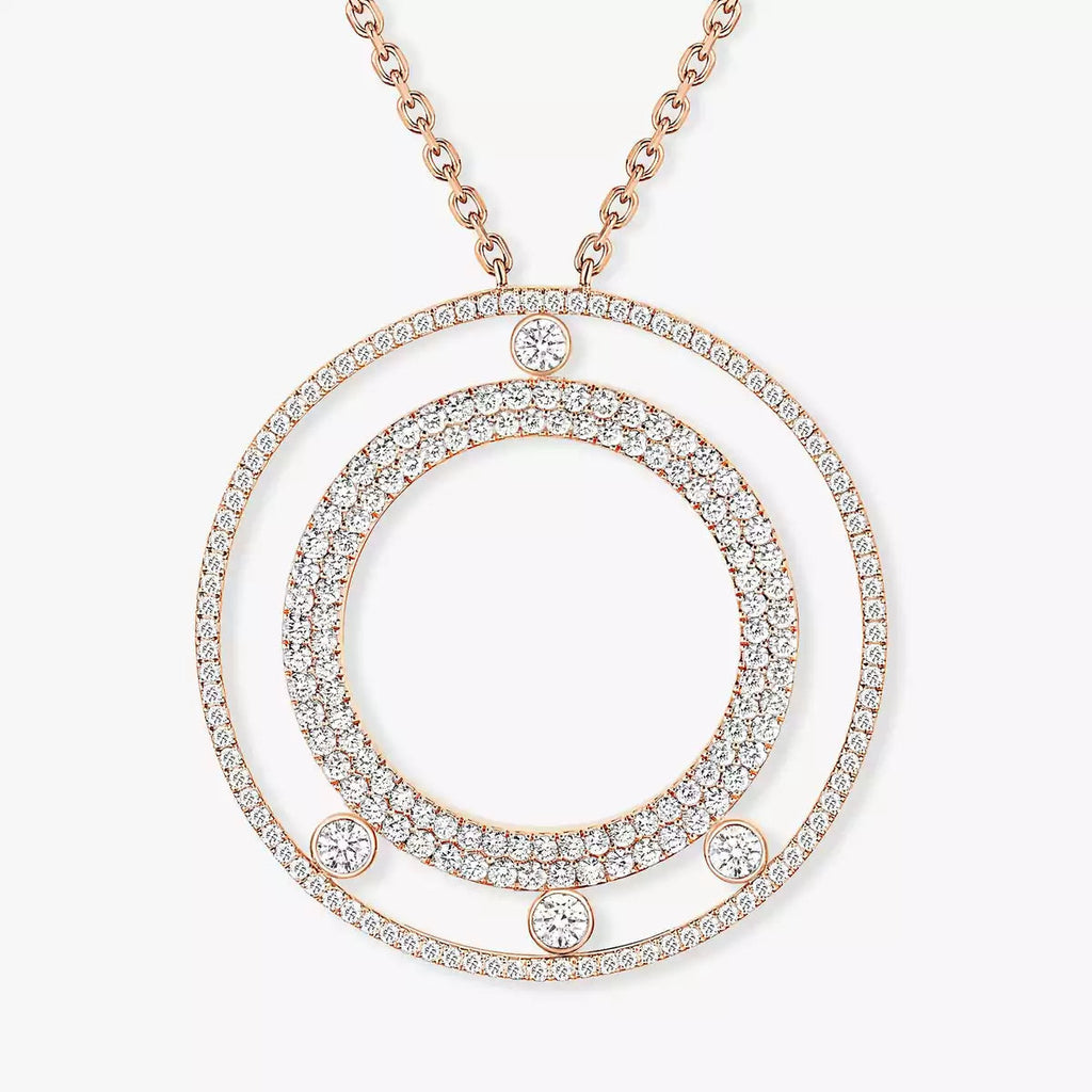 [⭐JeweliWhal]Move Romane Long Pave_-Set Diamond Necklace