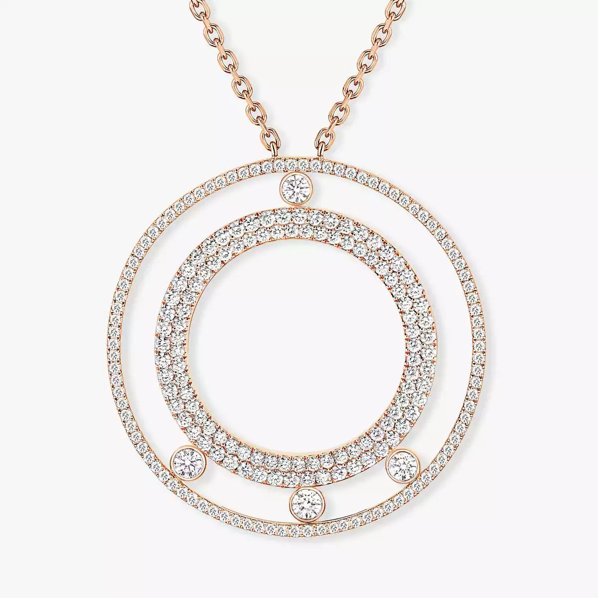 [⭐JeweliWhal]Move Romane Long Pave_-Set Diamond Necklace