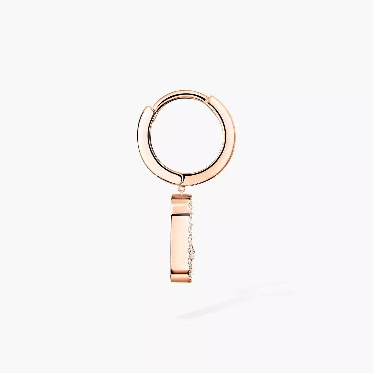 [⭐JeweliWhal]Move Uno Single Diamond Hoop Earring