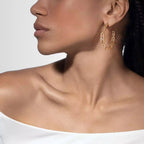 [[⭐JeweliWhal]Move Link Diamond Hoop Earrings